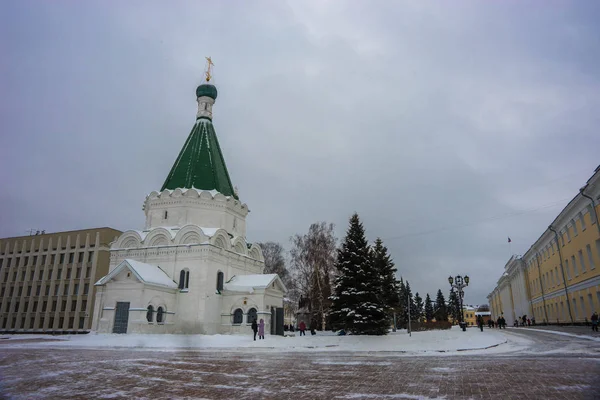 Imagen Catedral Del Arcángel Miguel Kremlin Nizhny Novgorod — Foto de Stock