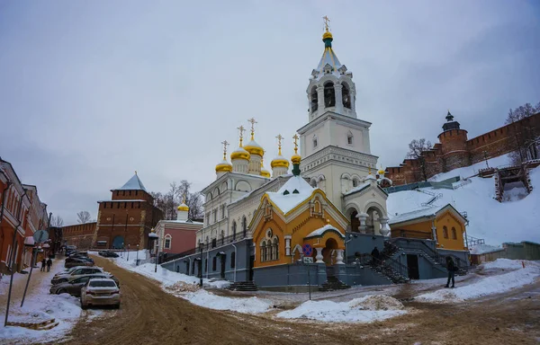 Изображение Королевской Капеллы Храме Рождества Христова Иоанна Предтечи Возле Кремля — стоковое фото