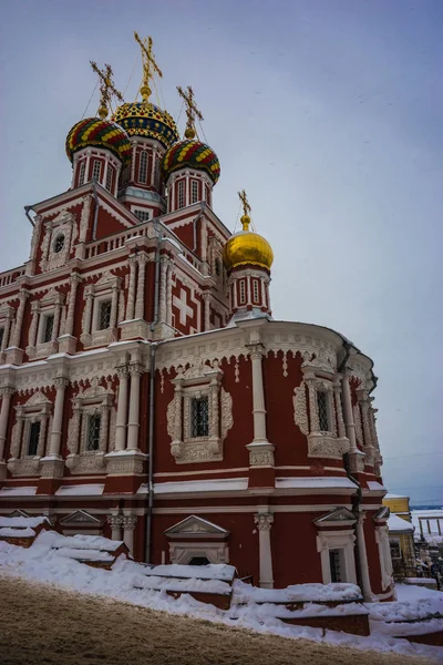 Image Christmas Church Nizhny Novgorod Russia — Stock Photo, Image