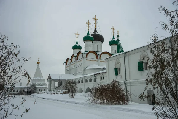 Образ Монастыря Вознесенских Пещер Нижнем Новгороде России — стоковое фото