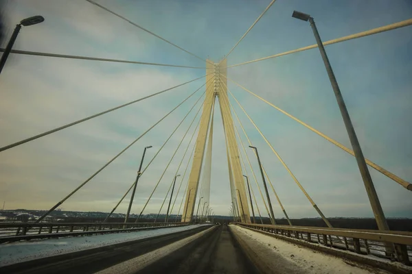 Kép Híd Murom Elismerten Egyik Legszebb Bridge Oroszország — Stock Fotó