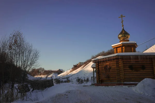 Helige Våren Och Kapell Nära Manor Ilya Muromets Murom Vladimir — Stockfoto