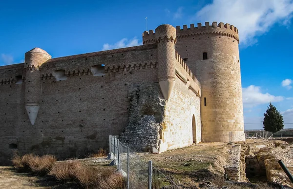 Ruiny zamku w Arevalo, Avila, Castilla y Leon, Hiszpania — Zdjęcie stockowe