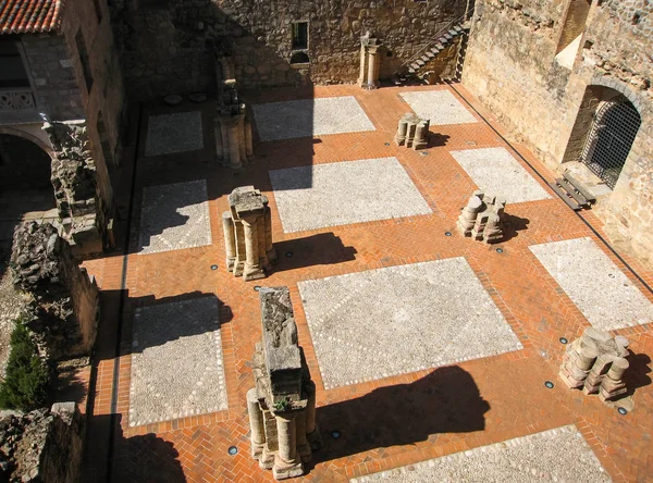 Ruínas do castelo de Adrada, Avila, Castilla y Leon, Espanha — Fotografia de Stock