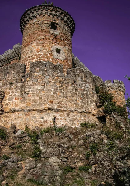 Руїни замку Мобелтран, Авіла, Кастілья-Леон, Іспанія — стокове фото