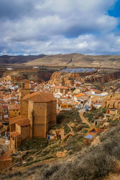 Burgos eyaletinde Arnedo 'nun harap kalesinin kalıntıları, castil — Stok fotoğraf