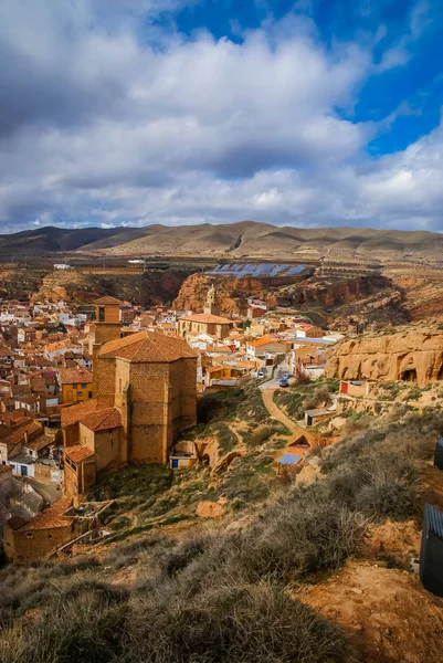 Restos del castillo en ruinas de Arnedo en la provincia de Burgos, Castil — Foto de Stock