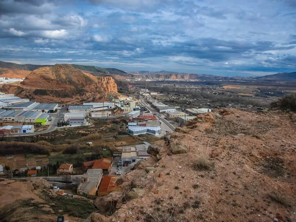 Burgos eyaletinde Arnedo 'nun harap kalesinin kalıntıları, castil — Stok fotoğraf