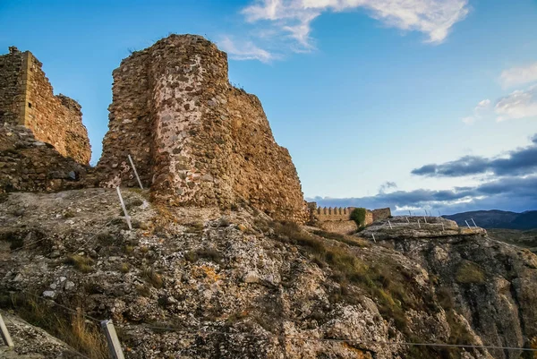 Castillo en ruinas en Clavijo en la provincia de Burgos en Castilla y Leo —  Fotos de Stock