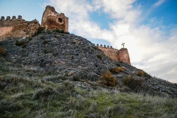 Zřícenina hradu v Clavijo v provincii Burgos v Kastille y Leo — Stock fotografie