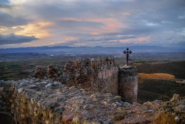 Castilla y Leo içinde Burgos eyaletindeki Clavijo 'da harap kale — Stok fotoğraf