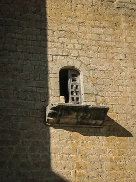 卡斯蒂利亚和 L 莱昂省蒙特阿莱格罗的废墟城堡 — 图库照片