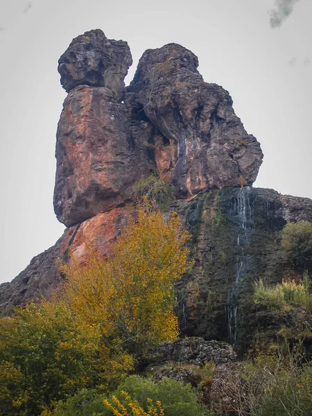 Leon eyaletinde güzel sonbahar dağ manzara, Castill — Stok fotoğraf