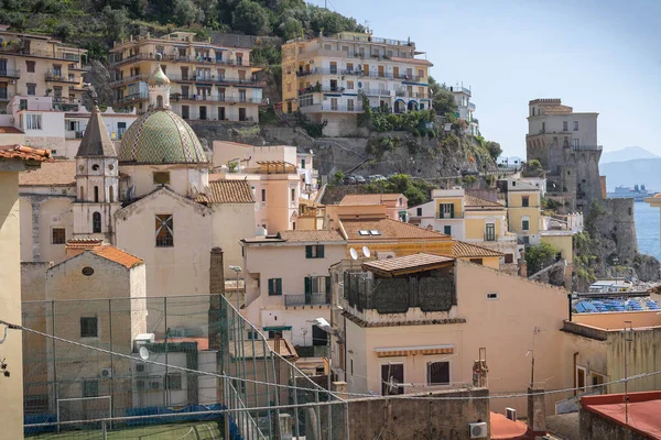 Cetara Stadsgezicht Aan Kust Van Amalfi Van Middellandse Zee Italië — Stockfoto