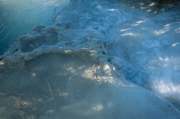 Acque Termali Naturali Con Sorgenti Termali Saturnia Toscana — Foto Stock