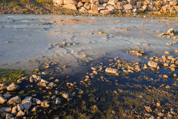 Acque Termali Naturali Con Sorgenti Termali Saturnia Toscana — Foto Stock