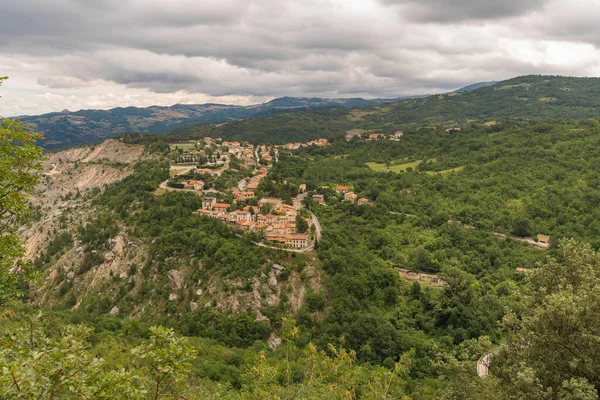 Vista Panorámica Montaña Lettopalena Abruzzo Italia — Foto de Stock