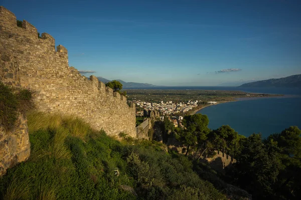 Obrázek Zřícenin Středověkého Hradu Nafpaktos Řecko — Stock fotografie