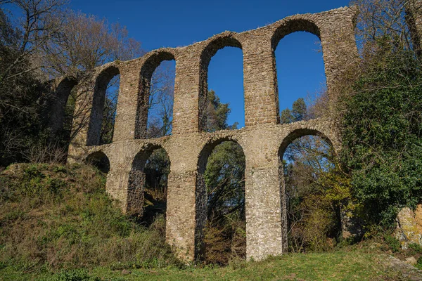 Afbeelding Van Oude Ruïnes Monterano Natural Preserve Lazio Italië — Stockfoto