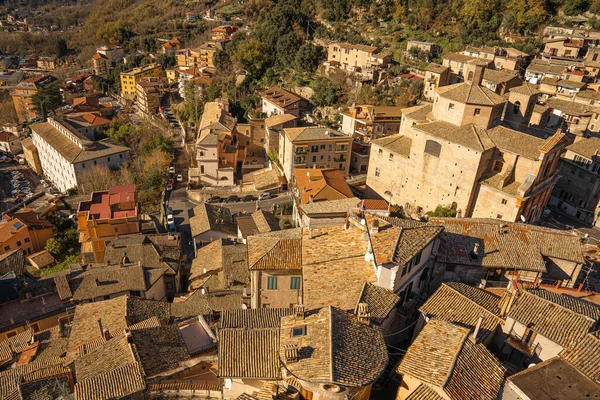 Scenic View Rooftops Subiaco Italy — Stock Photo, Image