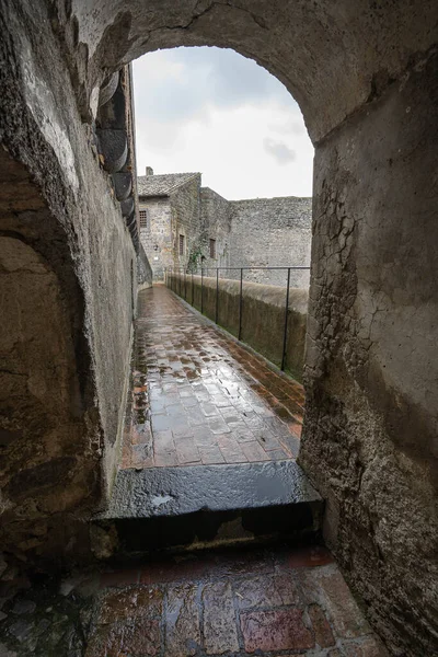 Vista Castillo Medieval Odescalchi Ciudad Bracciano Lazio Italia — Foto de Stock