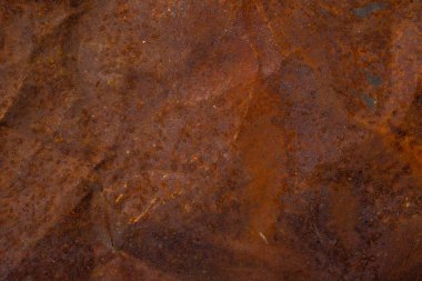 Grunge paslanmış metal dokusu. Paslanmış aşınma ve oksitlenmiş arka plan. Yıpranmış metalik demir panel.