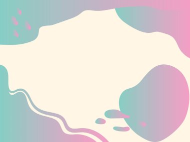 Fütürist sıvı dalgalı şekillerle parlayan retro dalgalar arkaplan çizimi, dijital tasarım, müzik posteri veya soyut görsel dekorasyon için neon biçiminde pankart