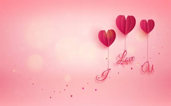 Illustration Vectorielle Amour Saint Valentin Avec Texte Que Aime Les — Image vectorielle