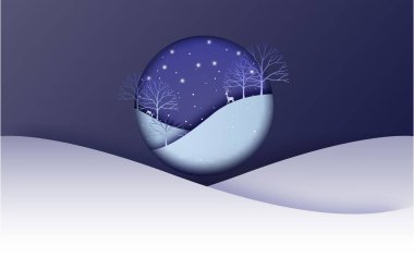Mutlu Noeller ve mutlu yeni yıl. Noel satış. Tatil arka plan. Kağıt el sanatları tarzı.