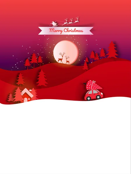Prettige Kerstdagen Gelukkig Nieuwjaar Kerstmis Verkoop Vakantie Achtergrond Papier Ambachtelijke — Stockvector