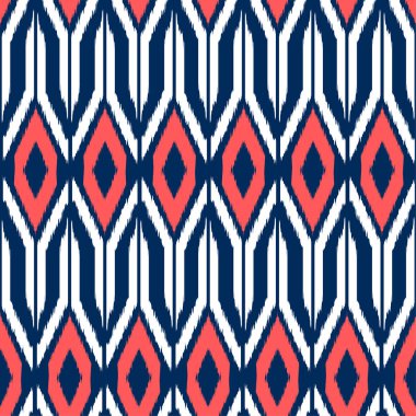 Ikat Dikişsiz desen kumaş, perde, tekstil tasarımı, wallpa olarak