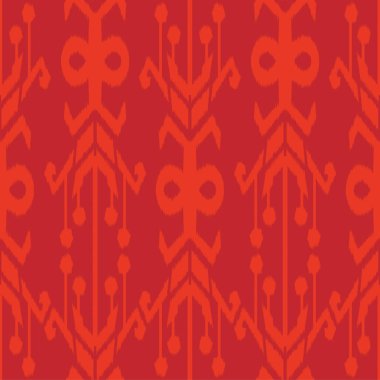 Ikat seamless pattern  as cloth, curtain, textile design, wallpa clipart