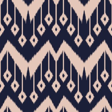 Ikat Dikişsiz desen kumaş, perde, tekstil tasarımı, wallpa olarak