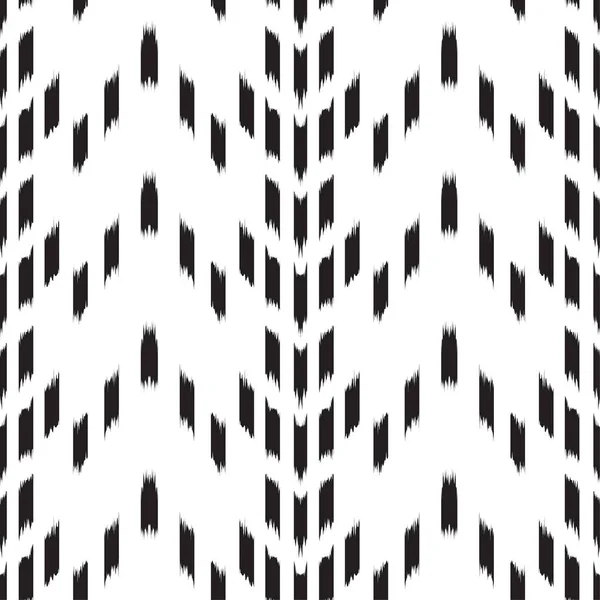 Ikat Seamless Pattern Design. Ethnic fabric. Bohemian fashion — Stock Vector