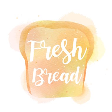 Taze lezzetli dilimlenmiş ekmek beyaz arka plan izole. Su colo