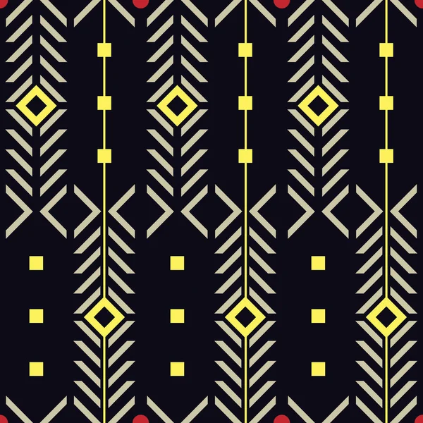 Diseño Patrones Sin Costura Ikat Tejido Étnico Moda Bohemia Ilustración — Archivo Imágenes Vectoriales