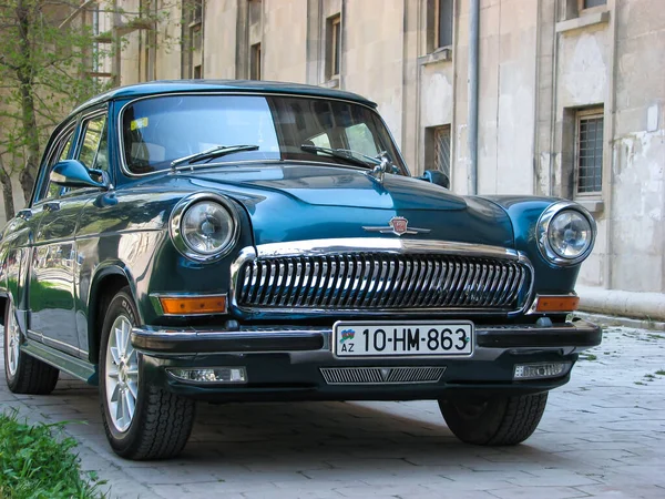 Aserbaidschan Baku April 2007 Sowjetische Oldtimer Limousine Volga Gaz — Stockfoto