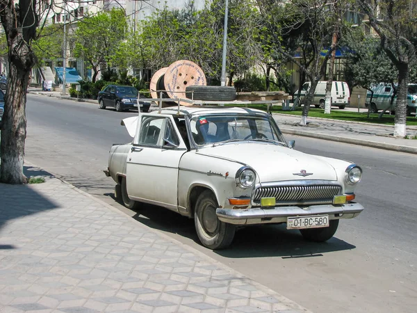 Aserbaidschan Baku April 2007 Sowjetische Oldtimer Limousine Volga Gaz Mit — Stockfoto