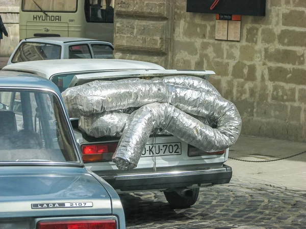 Aserbaidschan Baku April 2007 Klassischer Sowjetischer Oldtimer Lada Vaz 2107 — Stockfoto