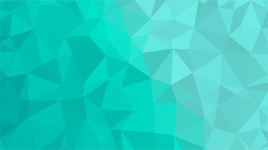 Aqua su mavi poligonal mozaik arka plan, düşük poli stil, vektör çizim, iş tasarım şablonları.