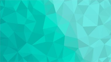 Aqua su mavi poligonal mozaik arka plan, düşük poli stil, vektör çizim, iş tasarım şablonları.