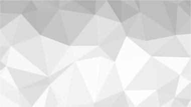 Beyaz Çokgen Mozaik Arkaplan, Düşük Çoklu Stil, Vektör Çizimi, İş Tasarım Şablonları. 