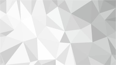 Beyaz Çokgen Mozaik Arkaplan, Düşük Çoklu Stil, Vektör Çizimi, İş Tasarım Şablonları. 