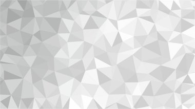 Beyaz Çokgen Mozaik Arkaplan, Düşük Çoklu Stil, Vektör Çizimi, İş Tasarım Şablonları. 