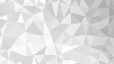 Beyaz Çokgen Mozaik Arkaplan, Düşük Çoklu Stil, Vektör Çizimi, İş Tasarım Şablonları. 