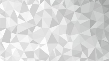 Beyaz Çokgen Mozaik Arkaplan, Düşük Çoklu Stil, Vektör Çizimi, İş Tasarım Şablonları. 