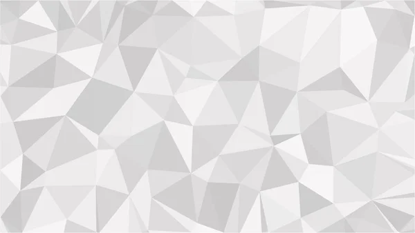 Arrière-plan mosaïque polygonale blanche, Style Poly bas, Illustration vectorielle, Modèles de conception d'entreprise. — Image vectorielle
