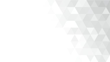 Beyaz Çokgen Mozaik Arkaplan, Düşük Çoklu Stil, Vektör Çizimi, İş Tasarım Şablonları. 