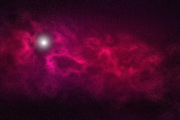 Espace Arrière Plan Avec Une Étoile Blanche Galaxie Couleur Avec — Photo