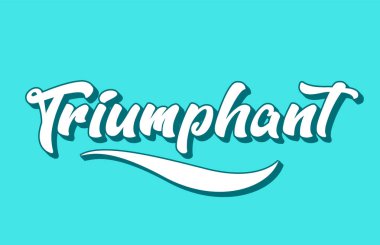 muzaffer el tipografi tasarımı için Word metni yazılı. Bir logo, marka veya kartı için kullanılabilir